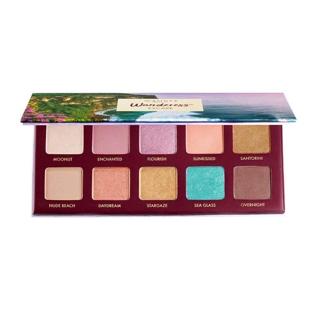 Wander Beauty Wanderess Escape Eyeshadow Palette 10 Shimmer & Matte Shades! NIB